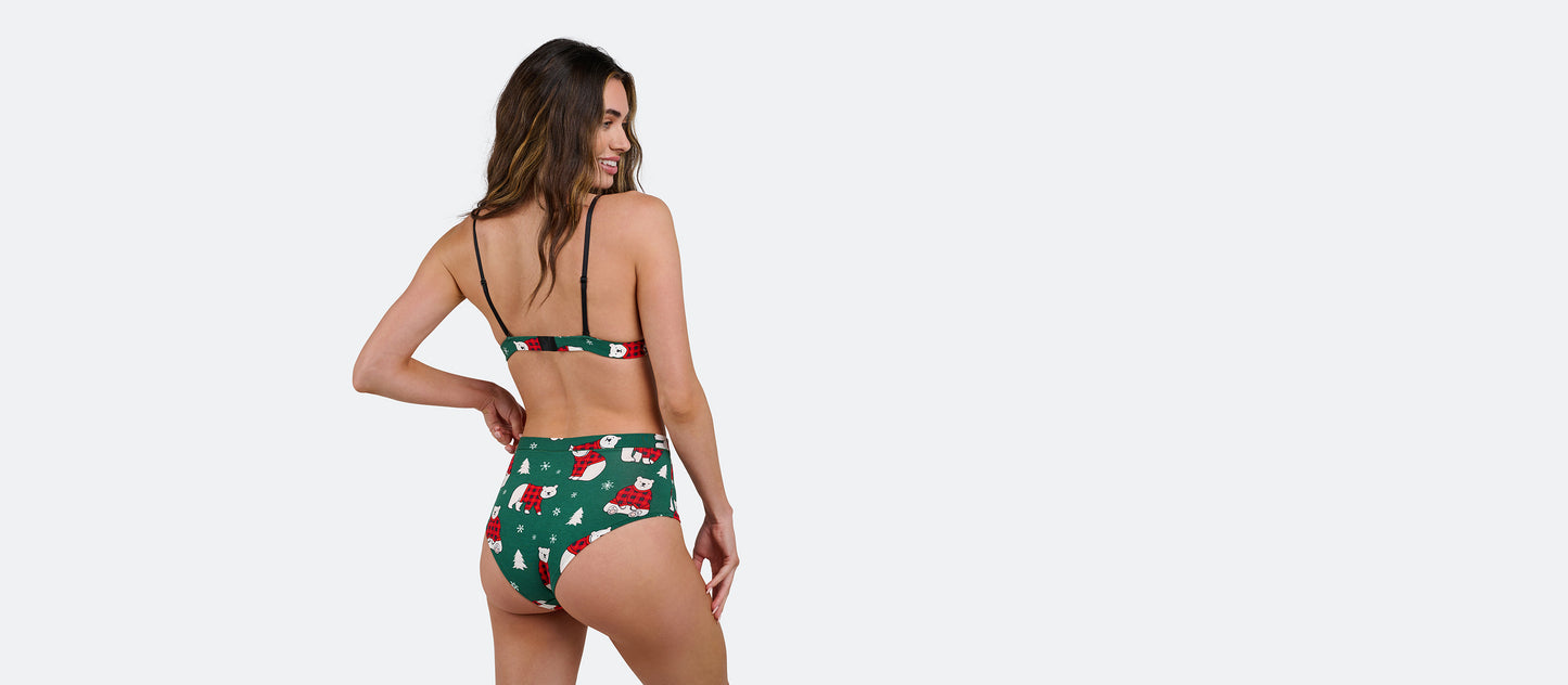 FeelFree High-Waisted Cheeky | Cozy Bears