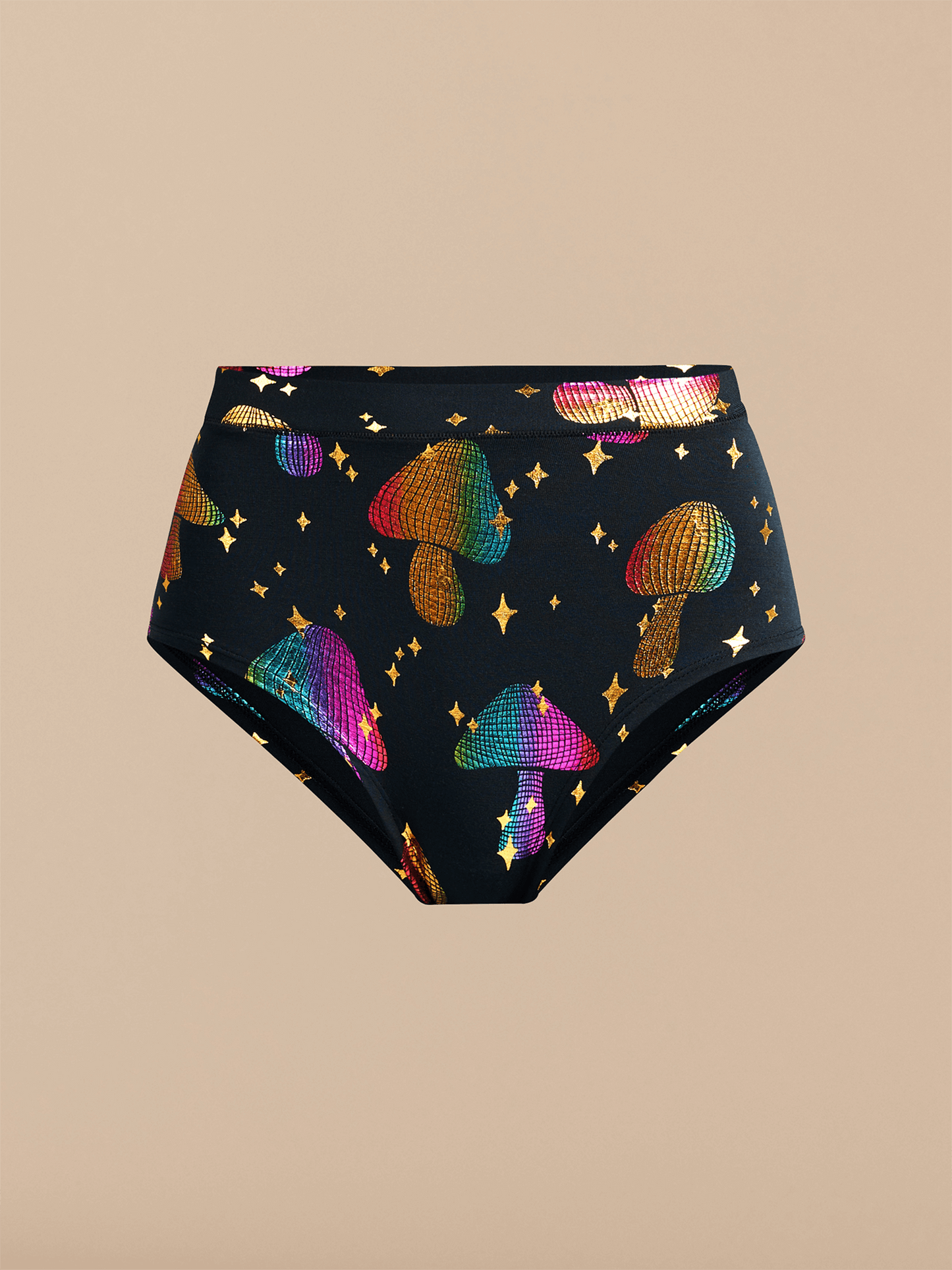 FeelFree High-Waisted Cheeky 3-Pack | Disco Shrooms Pack