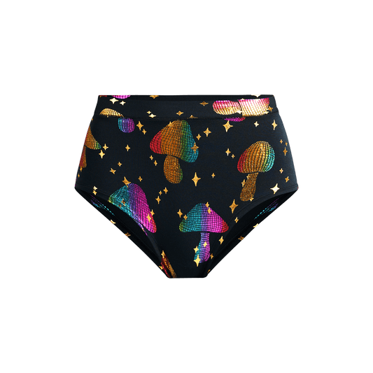 FeelFree High-Waisted Cheeky | Disco Shrooms