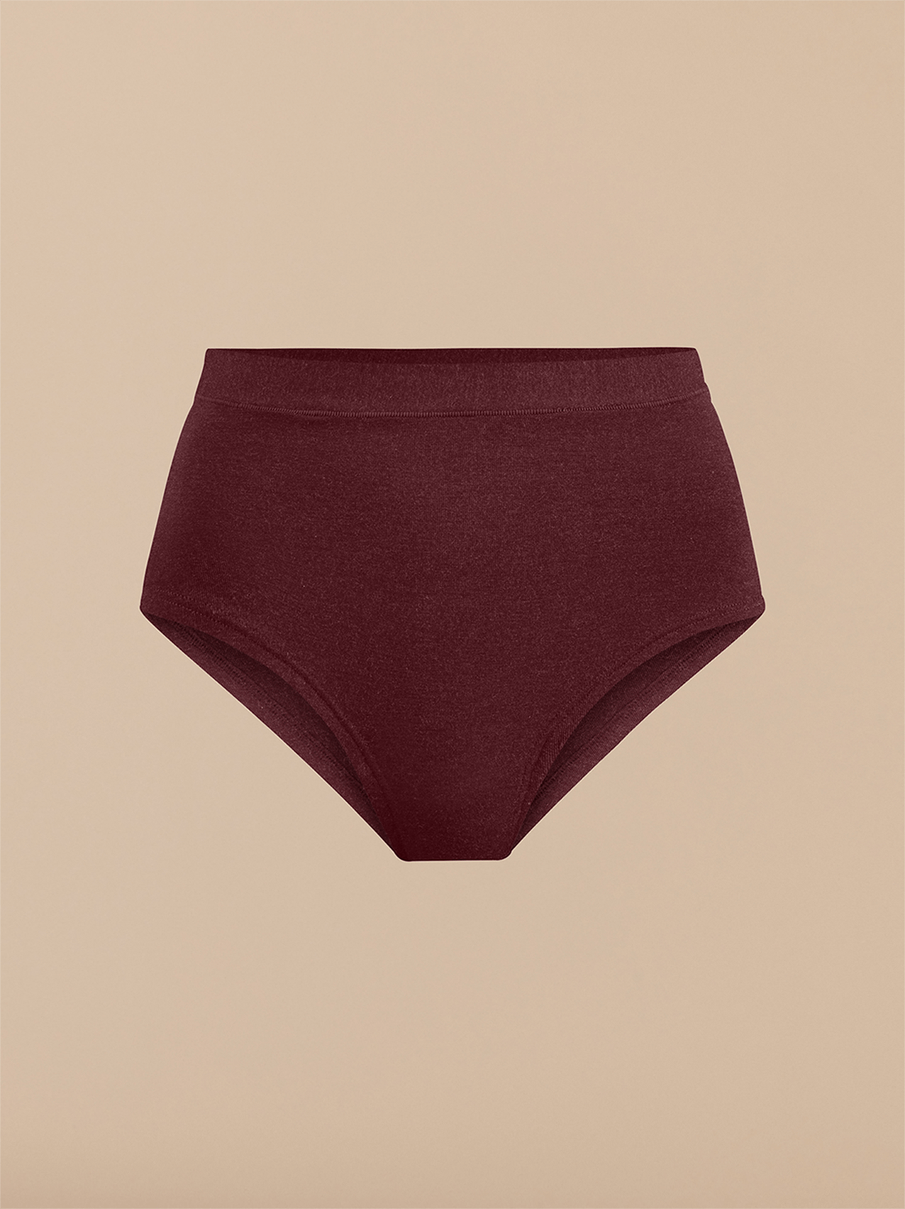 FeelFree High-Waisted Cheeky | Heather Wine