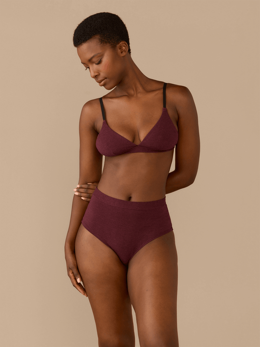 UltraModal™ FeelFree High-Waisted Cheeky | Heather Wine