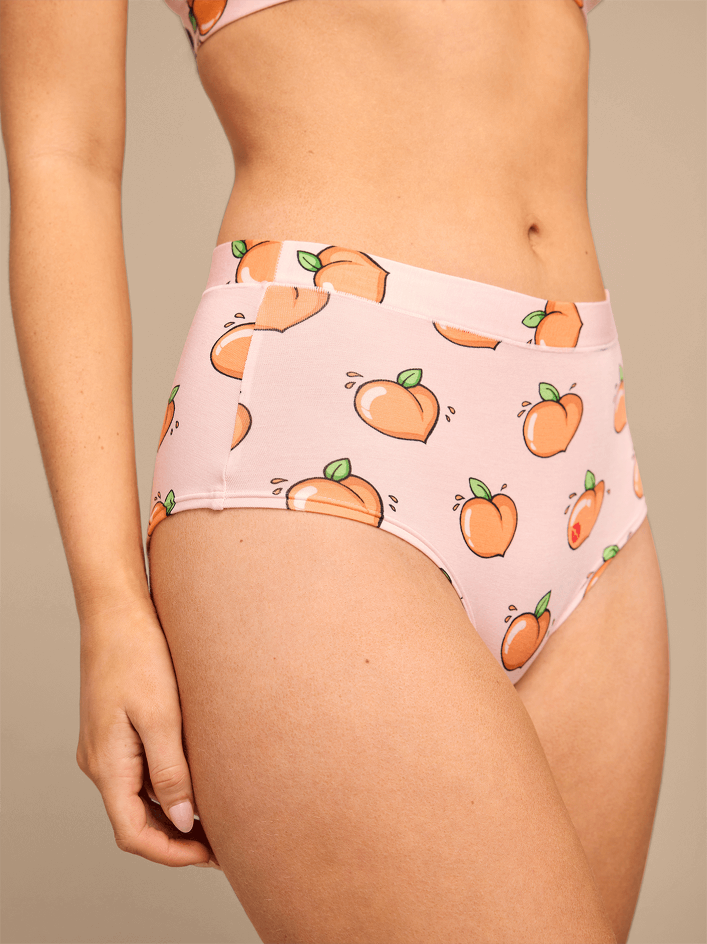 FeelFree High-Waisted Cheeky | Kiss My Peach