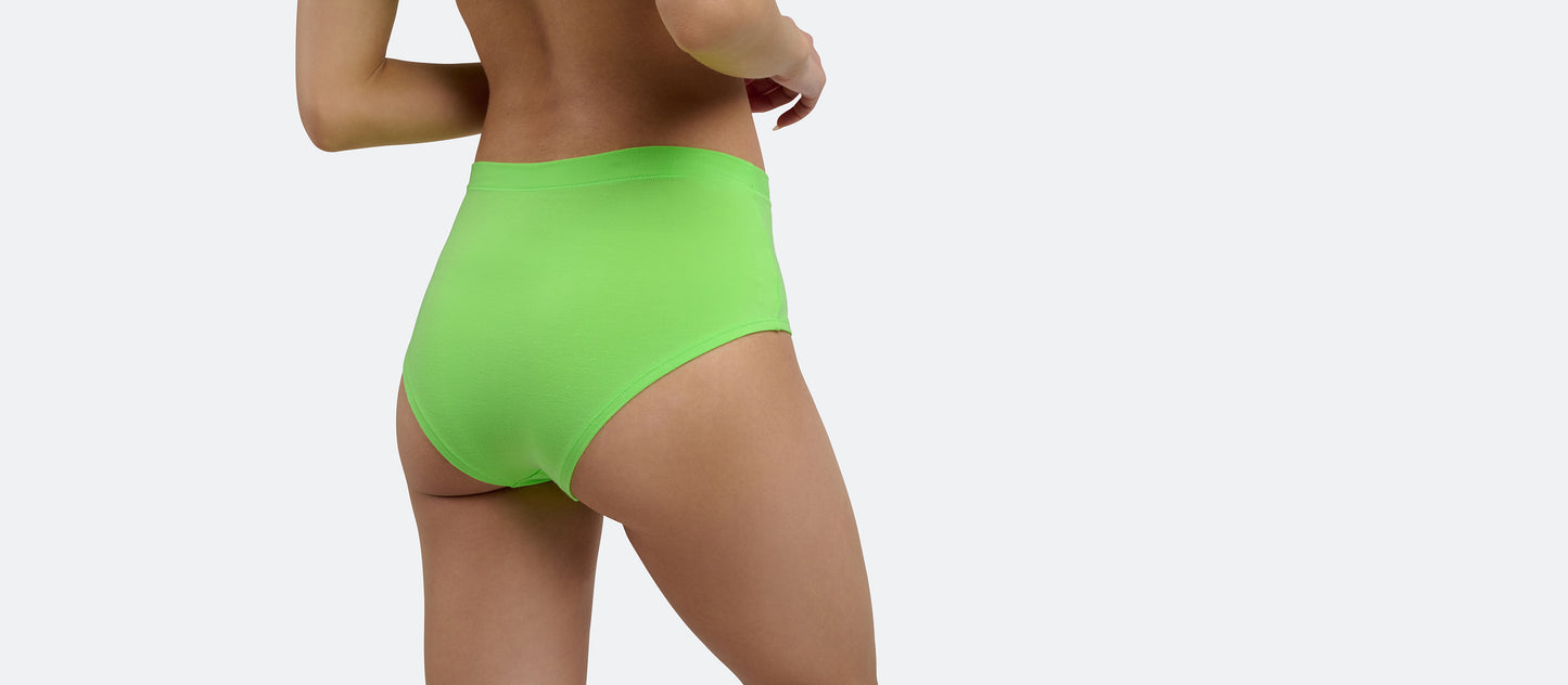 UltraModal™ FeelFree High-Waisted Cheeky | Neon Green