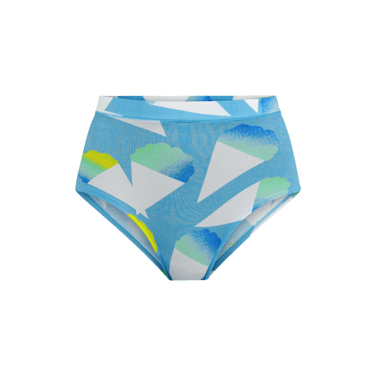 FeelFree High-Waisted Cheeky | Snow Cone