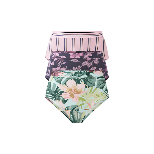 UltraModal™ FeelFree High Waist Cheeky 3-Pack | Summer Garden Pack