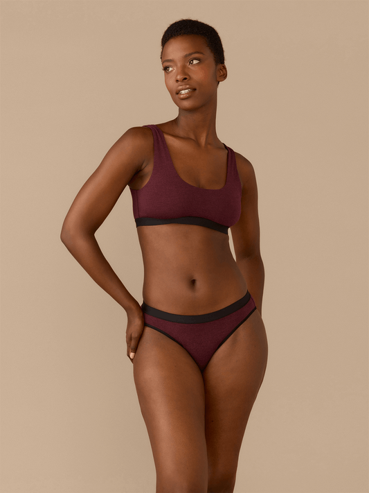 UltraModal™ Core Bikini | Heather Wine