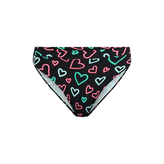 FeelFree High Leg Bikini | Electric Hearts