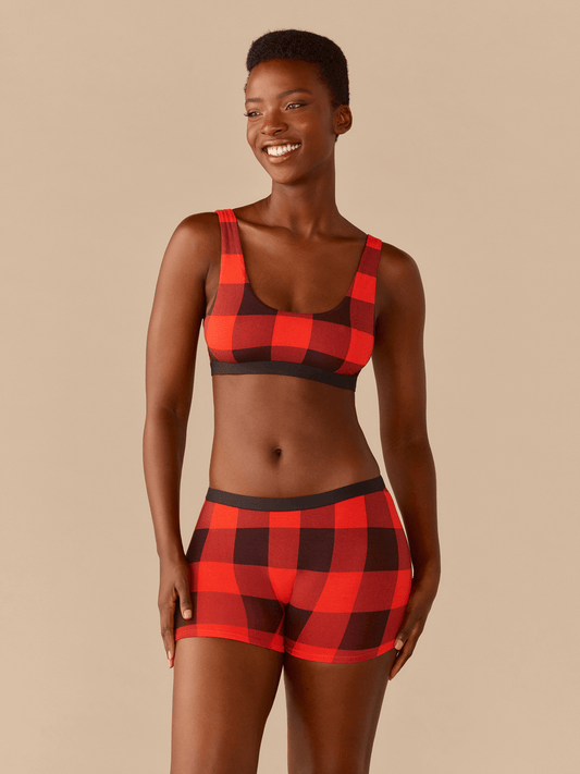 UltraModal™ Core Boyshort | Buffalo Plaid