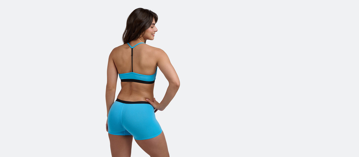 UltraModal™ Core Boyshort | Neon Blue