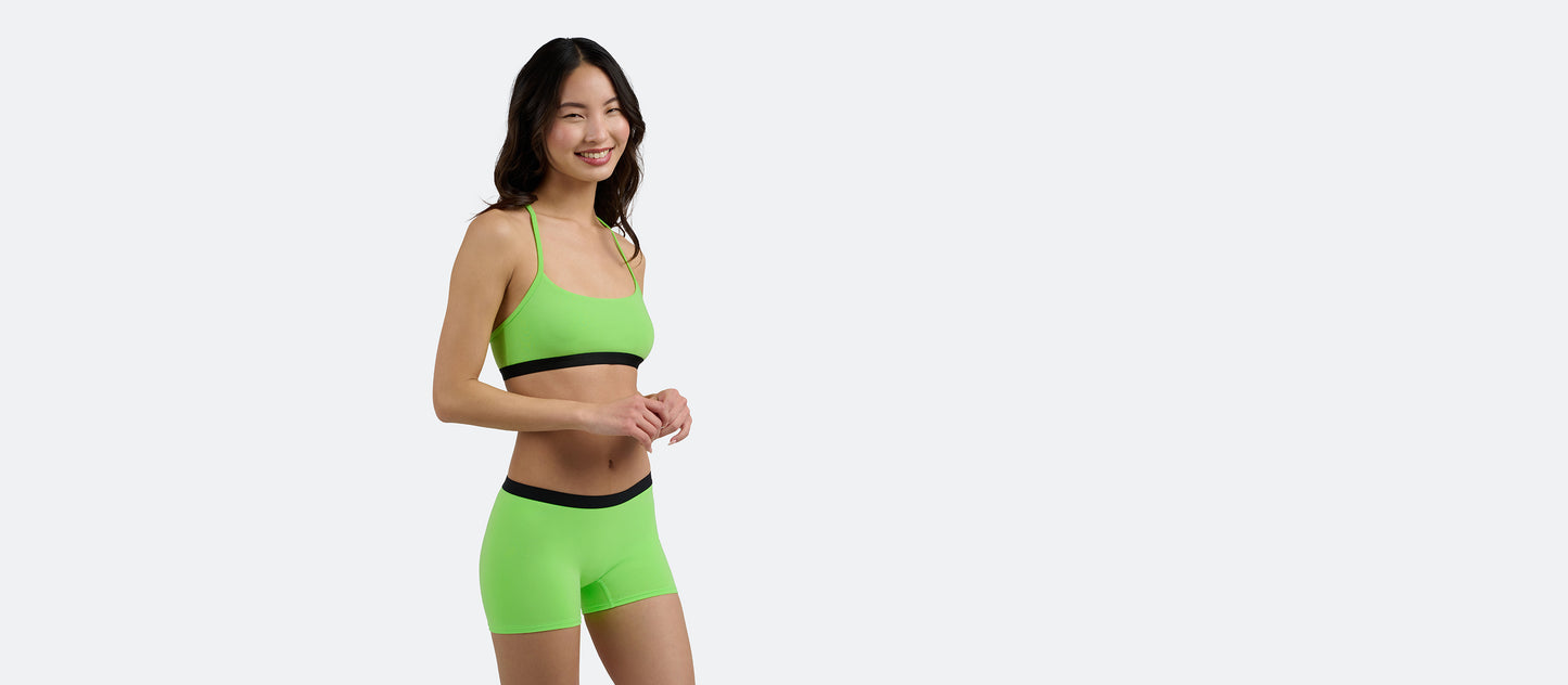 UltraModal™ Core Boyshort | Neon Green