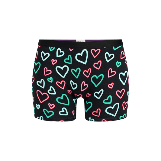 UltraModal™ Core Boyshort | Electric Hearts