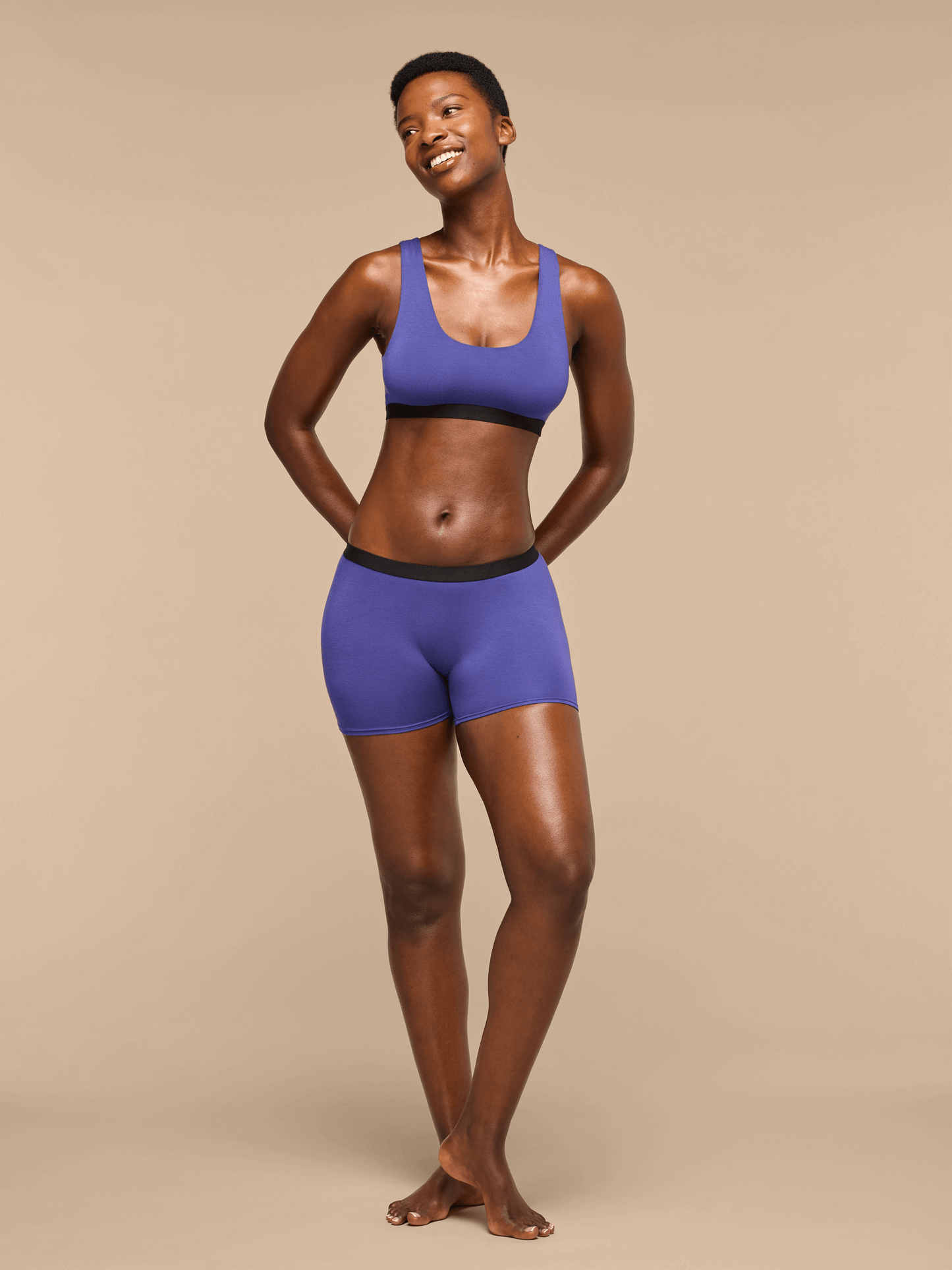 UltraModal™ Core Boyshort | Berry Blue
