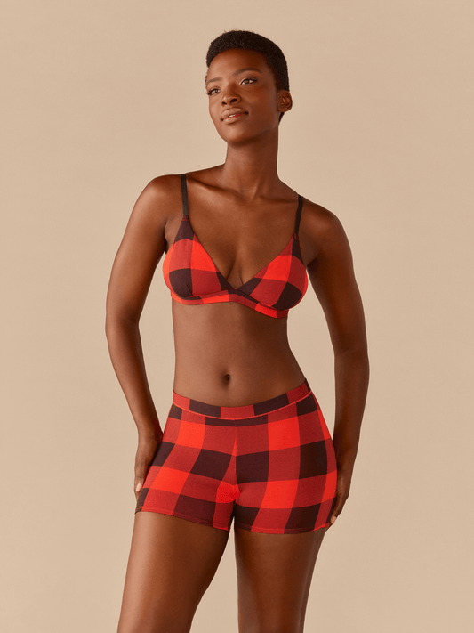 FeelFree Boyshort | Buffalo Plaid