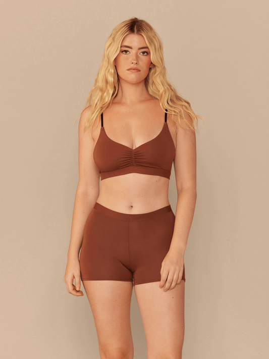 FeelFree Boyshort | Cedar Wood