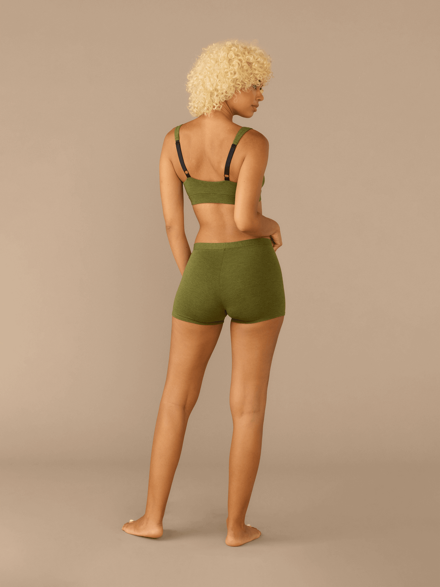 FeelFree Boyshort | Heather Olive