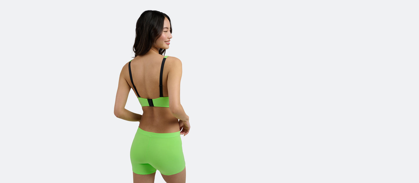 UltraModal™ FeelFree Boyshort | Neon Green