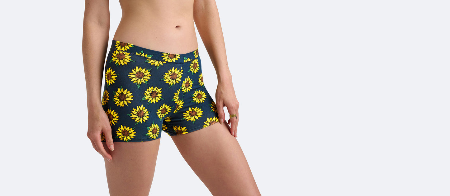 UltraModal™ FeelFree Boyshort | Here Comes The Sunflowers