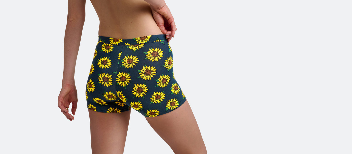 UltraModal™ FeelFree Boyshort | Here Comes The Sunflowers