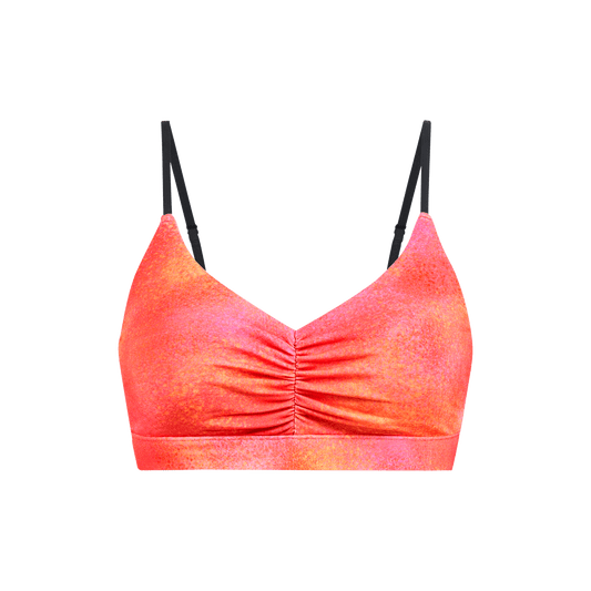 UltraModal™ FeelFree Ruched Bralette | Airbrush Orange