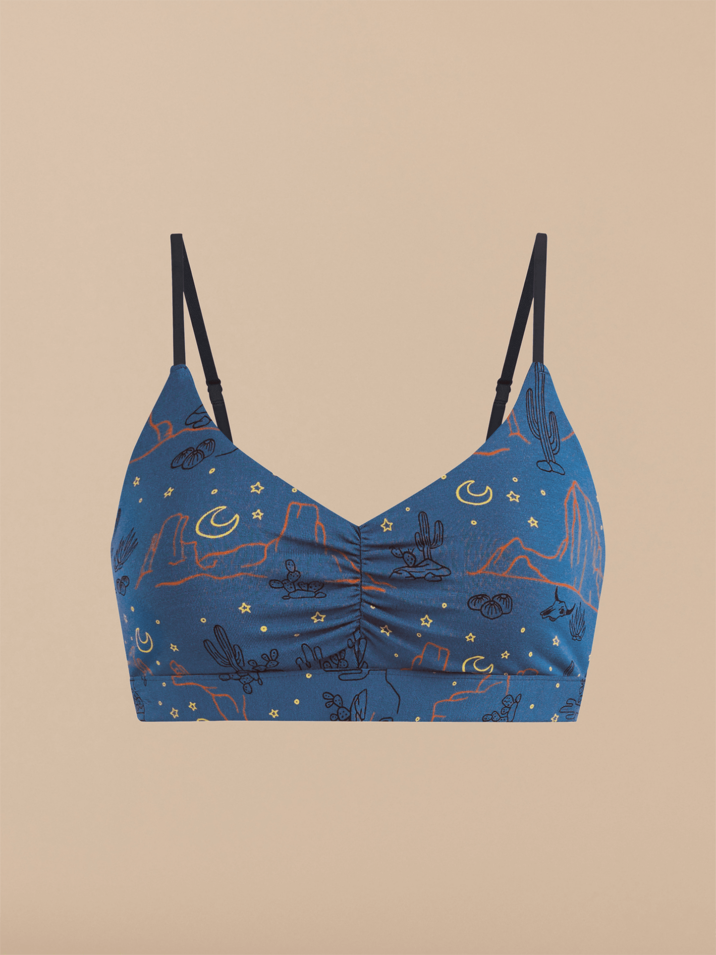 FeelFree Ruched Bralette | Desert Sky