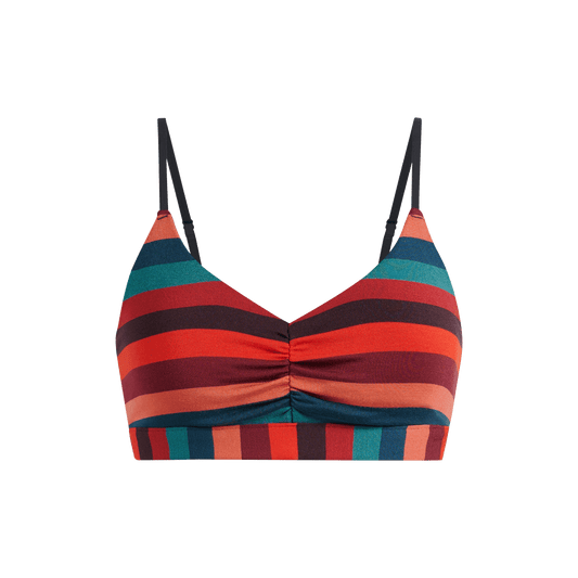 UltraModal™ FeelFree Ruched Bralette | Bright Stripes