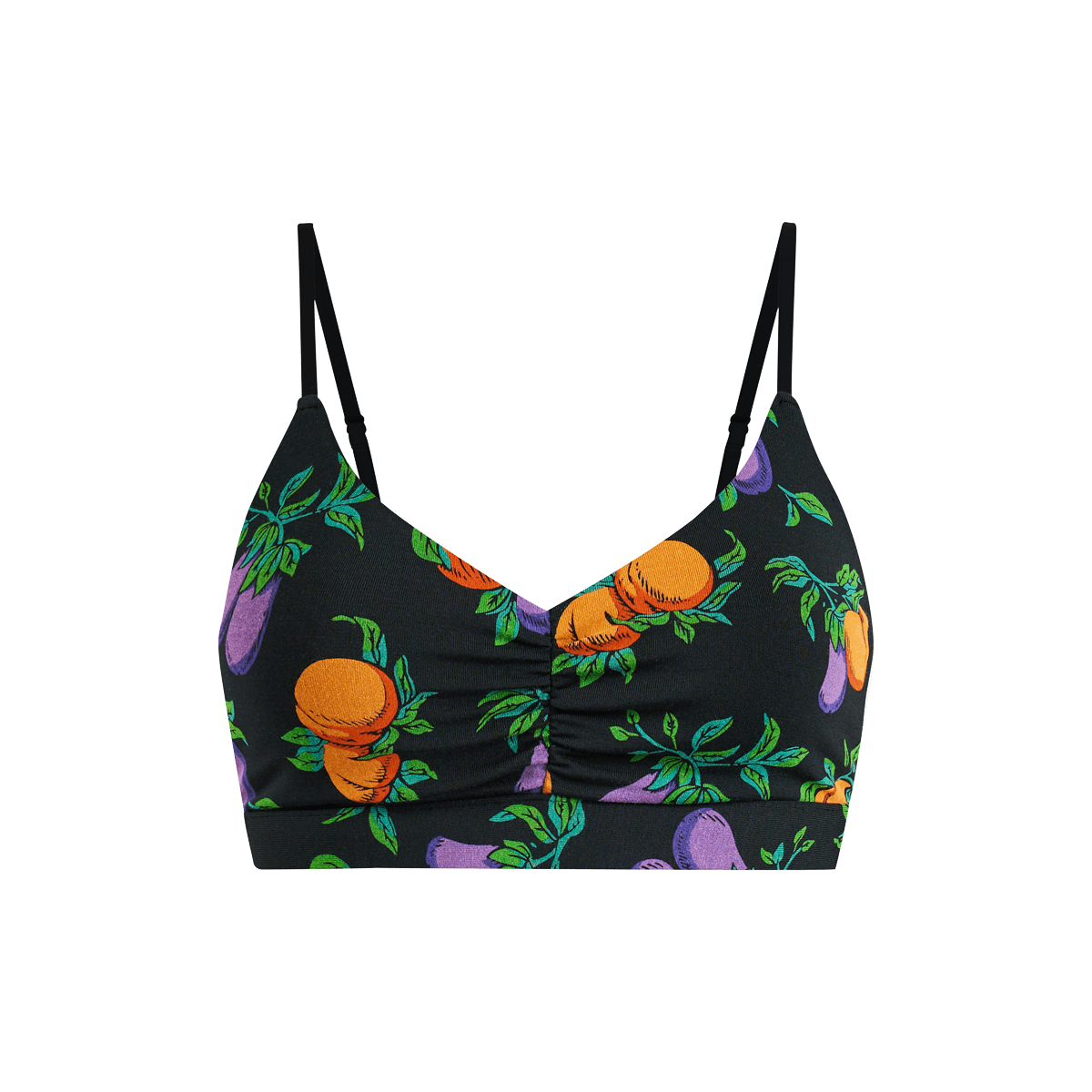 FeelFree Ruched Bralette | Fruits Gone Wild