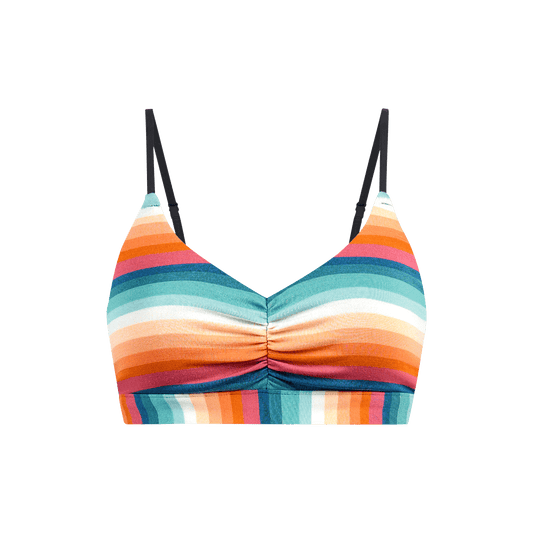 UltraModal™ FeelFree Ruched Bralette | Pool Stripes