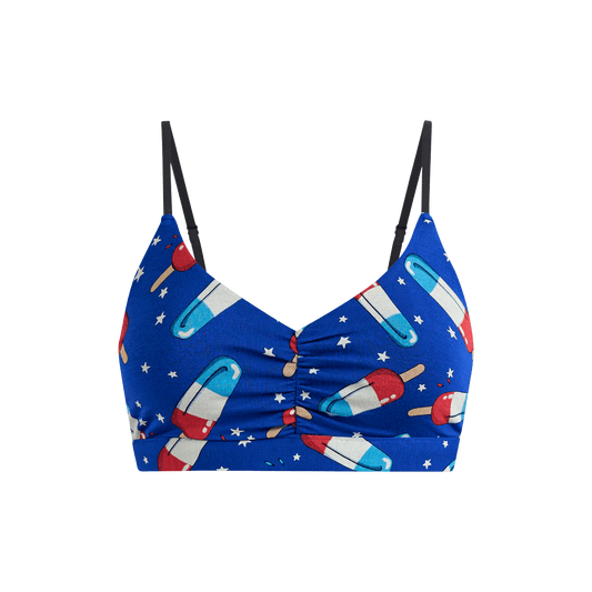 UltraModal™ FeelFree Ruched Bralette | Patriotic Pops