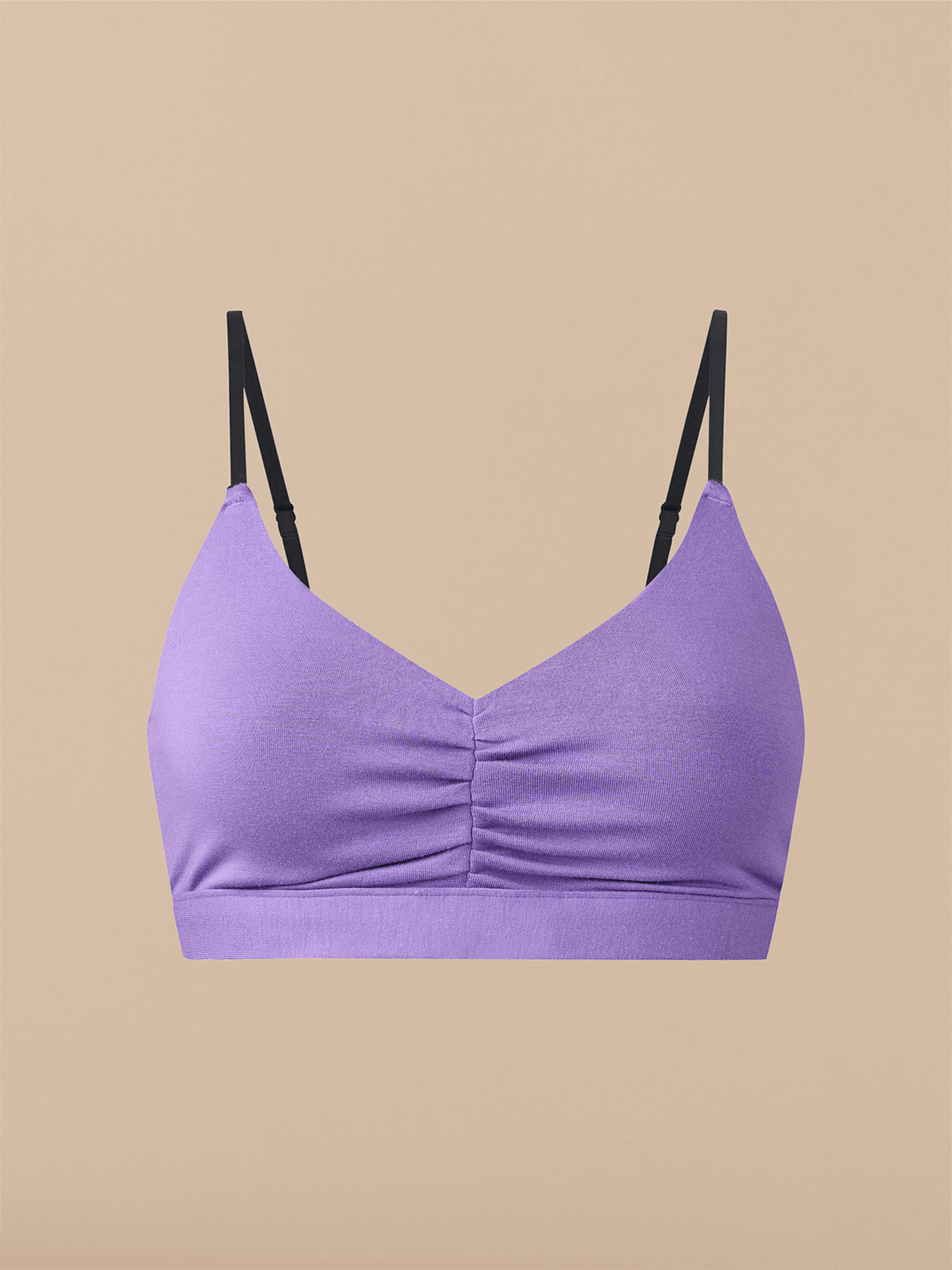 FeelFree Ruched Bralette | Purple