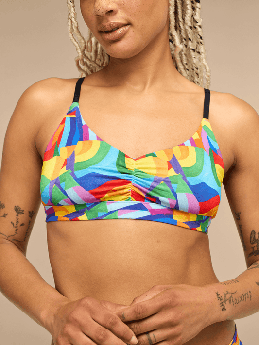 UltraModal™ FeelFree Ruched Bralette | Painted Pride