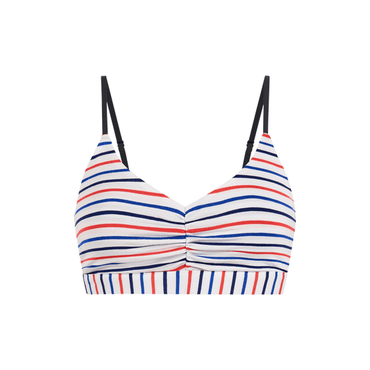 UltraModal™ FeelFree Ruched Bralette | Sail Stripe