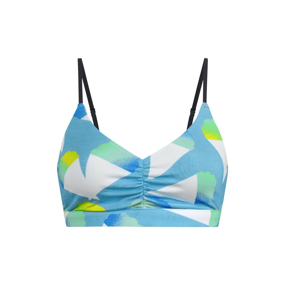 FeelFree Ruched Bralette | Snow Cone