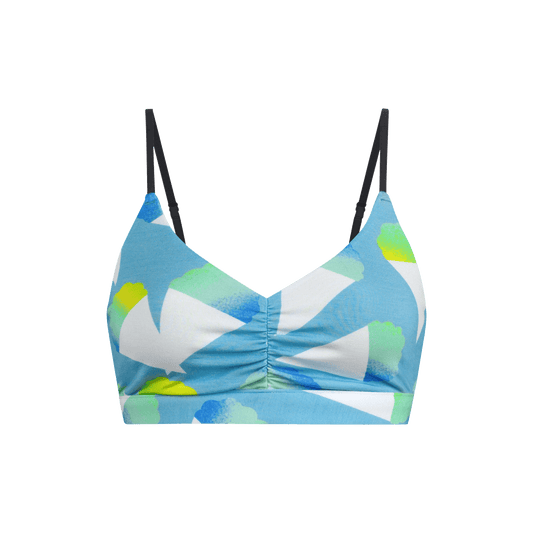 FeelFree Ruched Bralette | Snow Cone