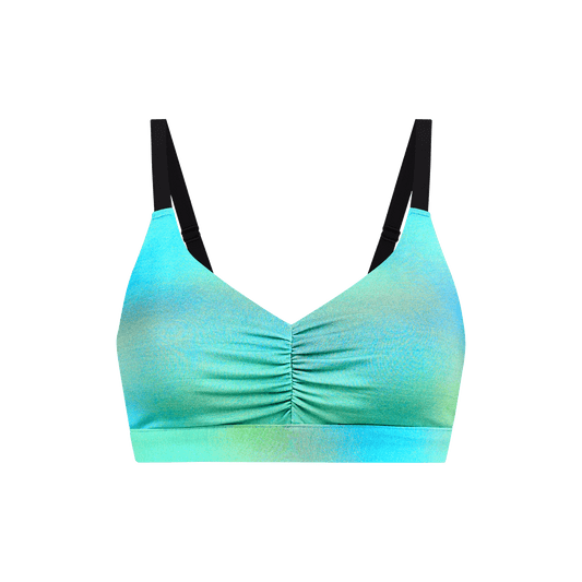 Curvy UltraModal™ FeelFree Ruched Bralette | Airbrush Green