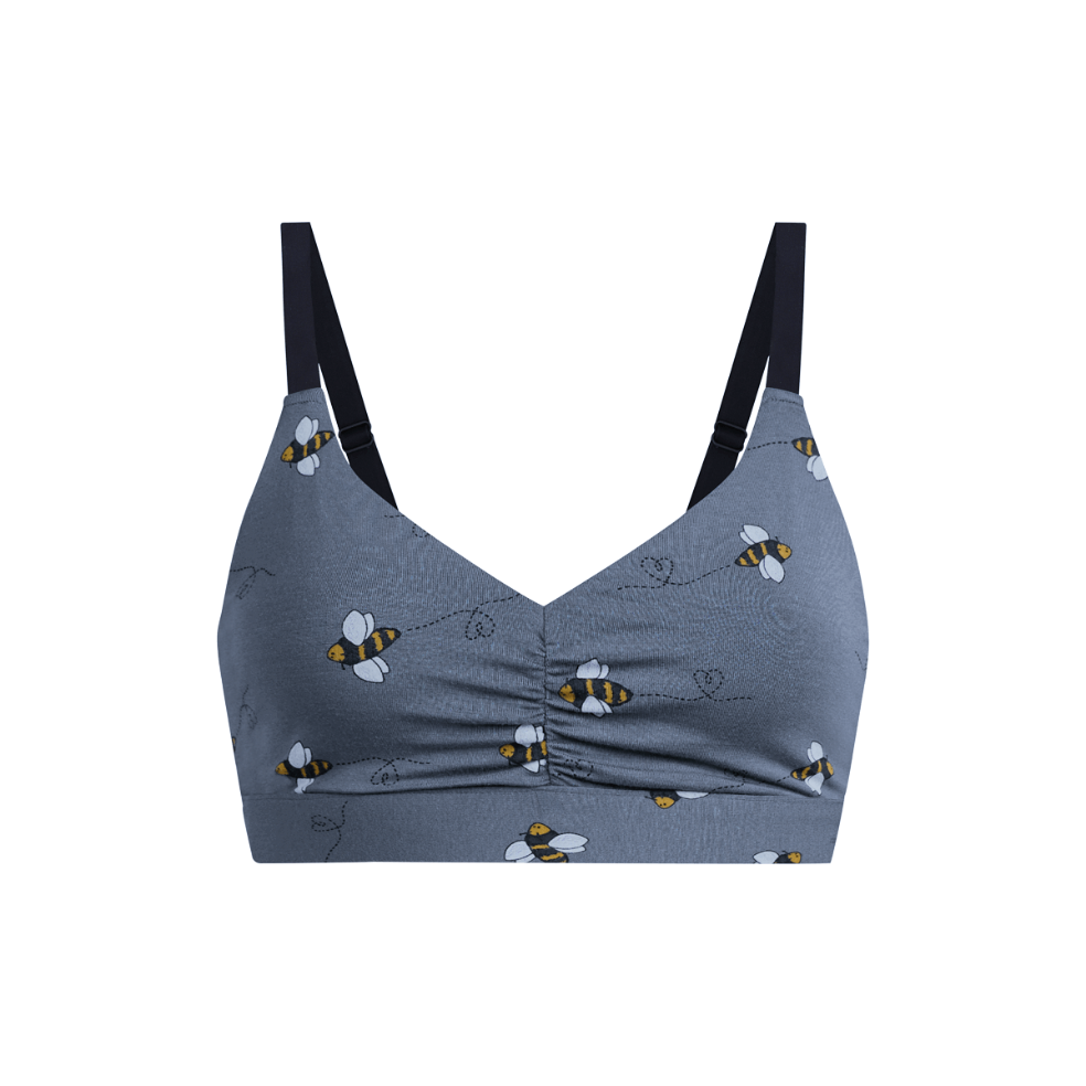 Curvy FeelFree Ruched Bralette | Let It Bee