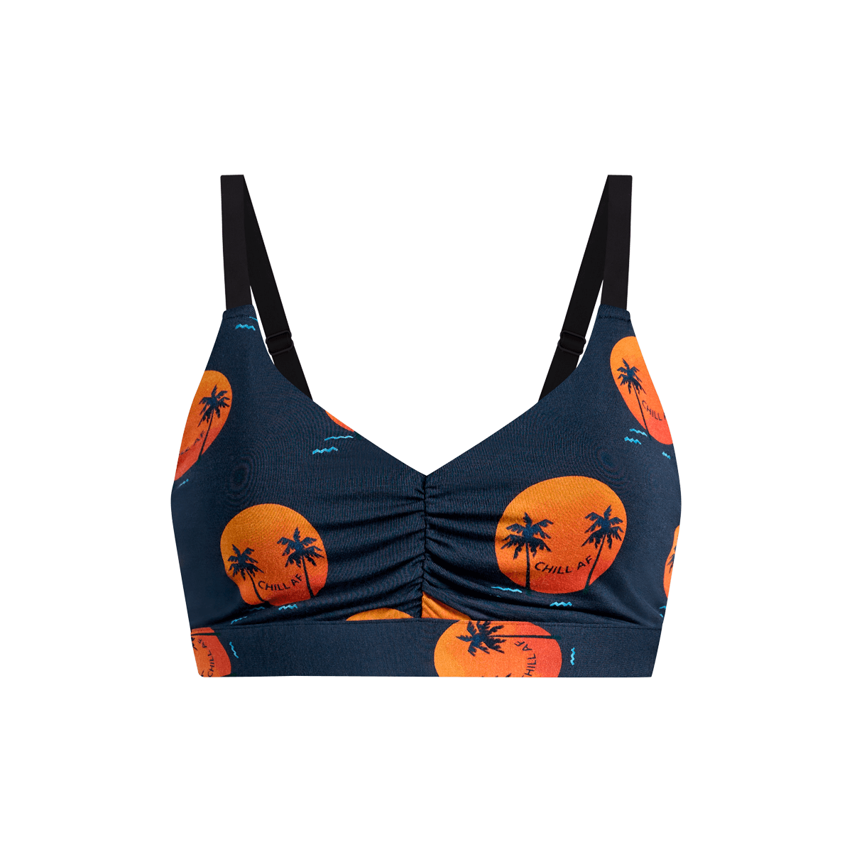 Curvy FeelFree Ruched Bralette | Chill AF