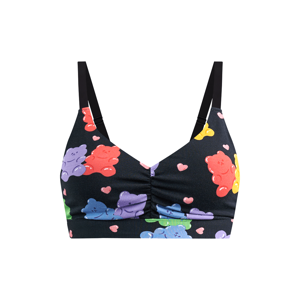 Curvy FeelFree Ruched Bralette | Yummy Gummies