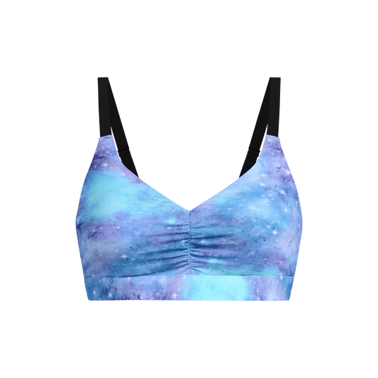 Curvy FeelFree Ruched Bralette | Galaxy