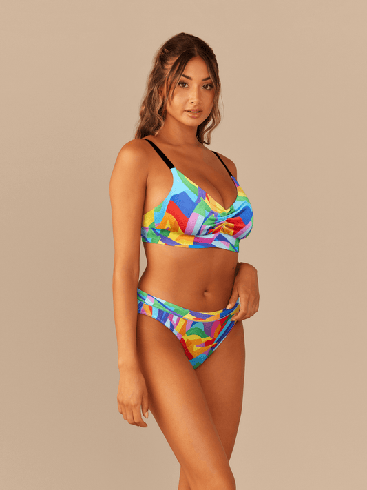 Curvy UltraModal™ FeelFree Ruched Bralette | Painted Pride