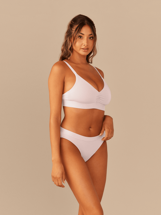 Curvy UltraModal™ FeelFree Ruched Bralette | Peony