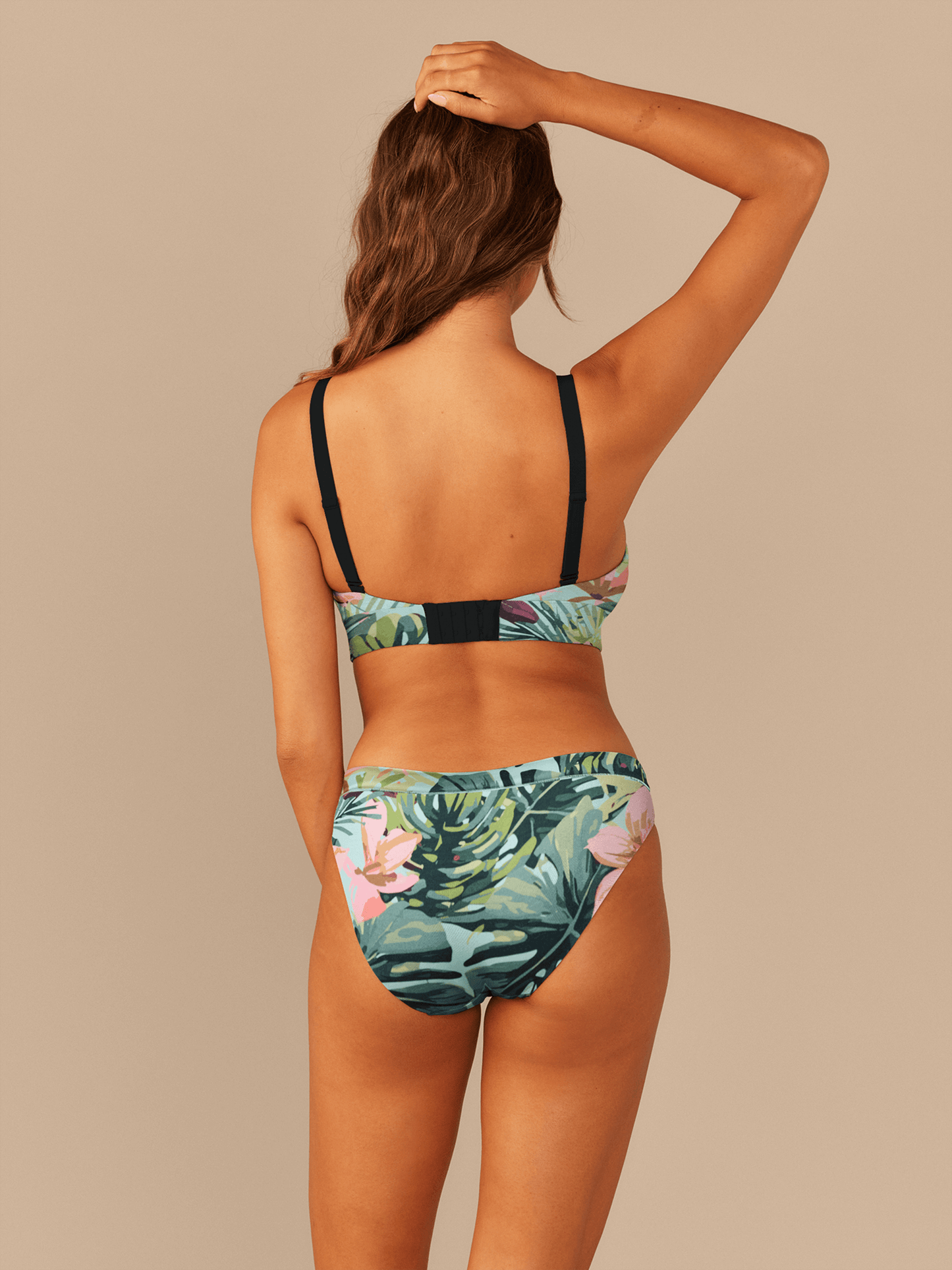 Curvy UltraModal™ FeelFree Ruched Bralette | Hibiscus