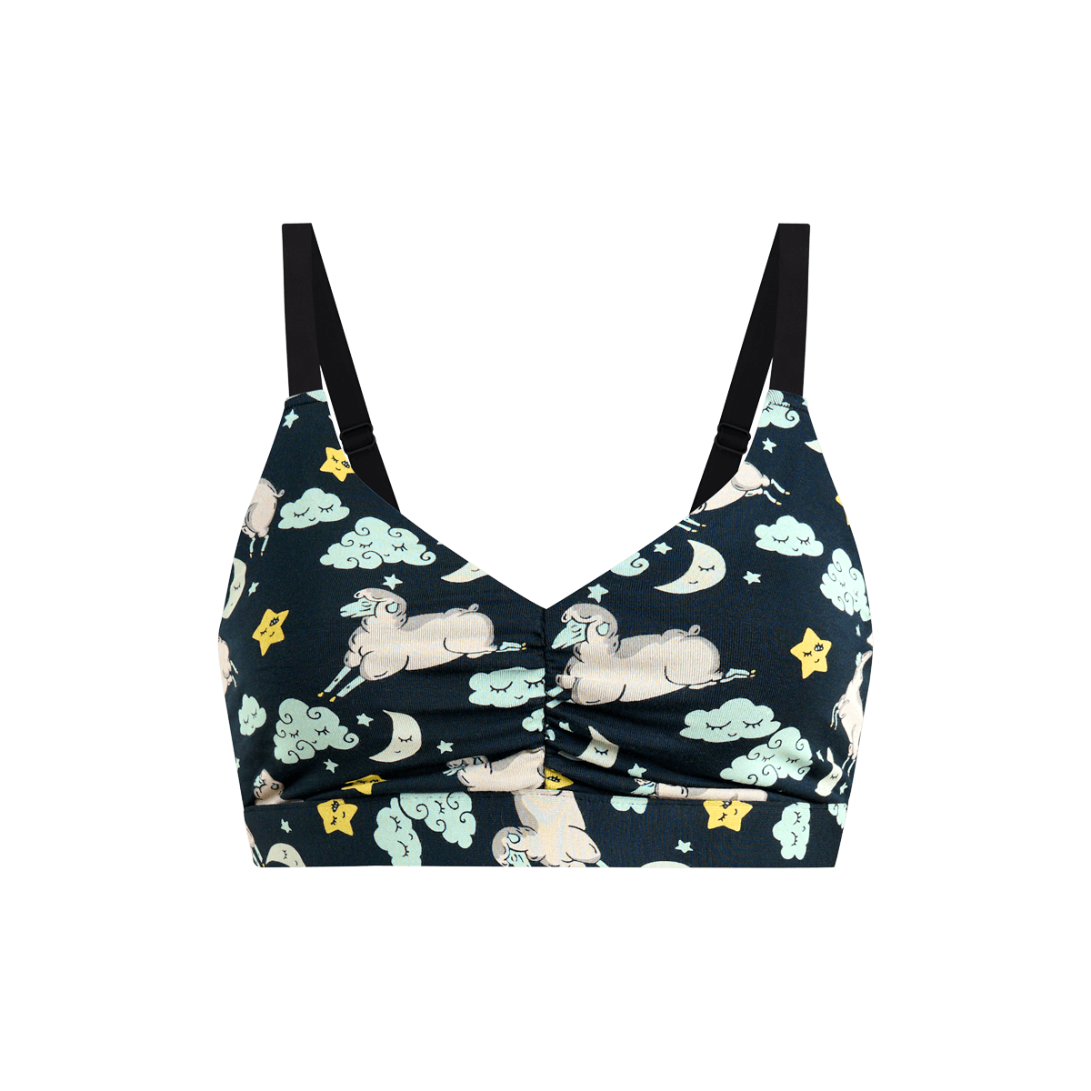 Curvy FeelFree Ruched Bralette | Sound Ashleep