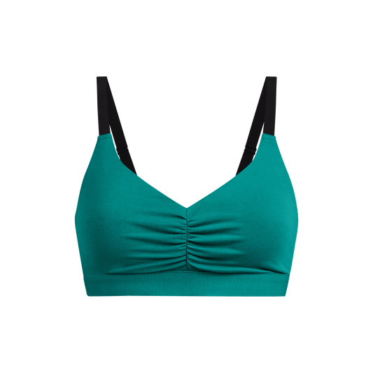 Curvy UltraModal™ FeelFree Ruched Bralette | Turquoise
