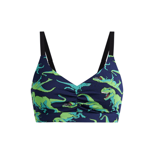 Curvy FeelFree Ruched Bralette | T-Rexin'