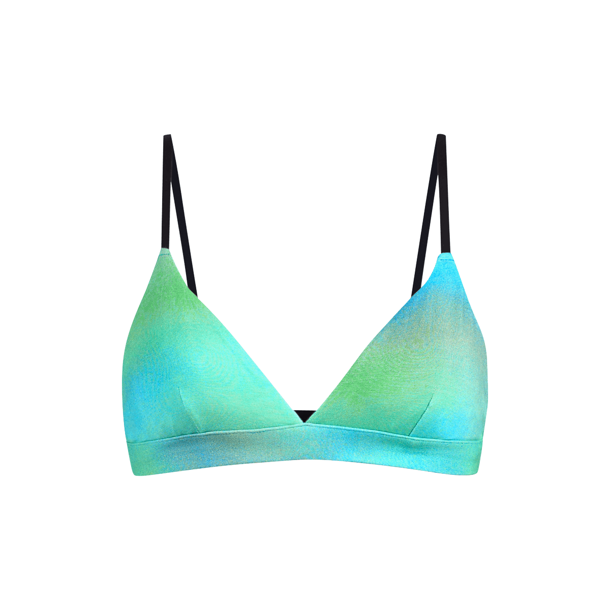 FeelFree Triangle Bralette | Airbrush Green