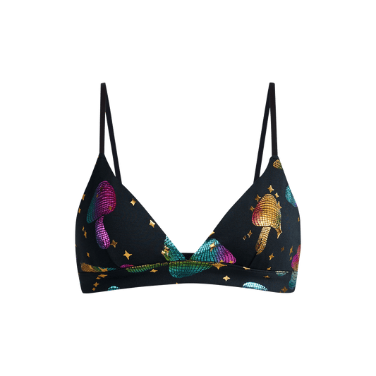 FeelFree Triangle Bralette | Disco Shrooms