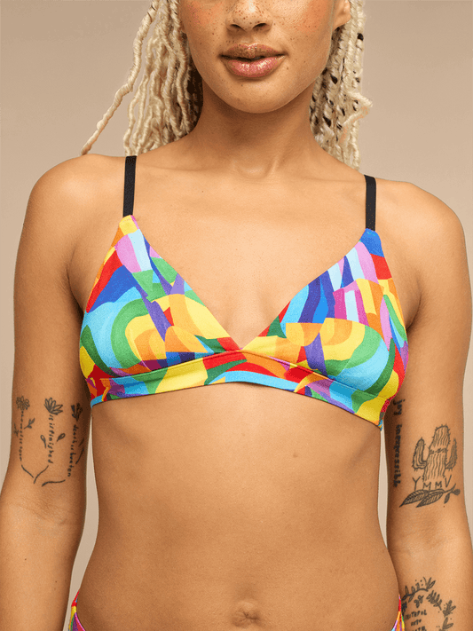 UltraModal™ FeelFree Triangle Bralette | Painted Pride
