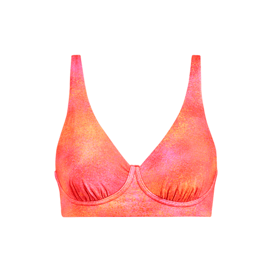 FeelFree Longline Bralette | Airbrush Orange