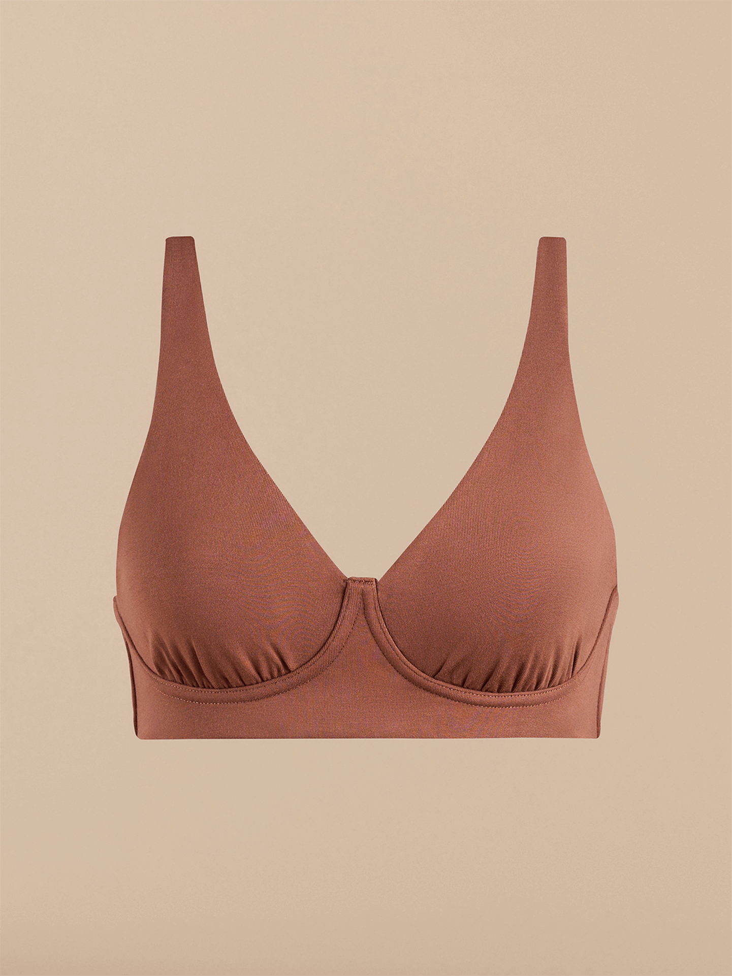 FeelFree Longline Bralette | Cedar Wood/Cedar Wood