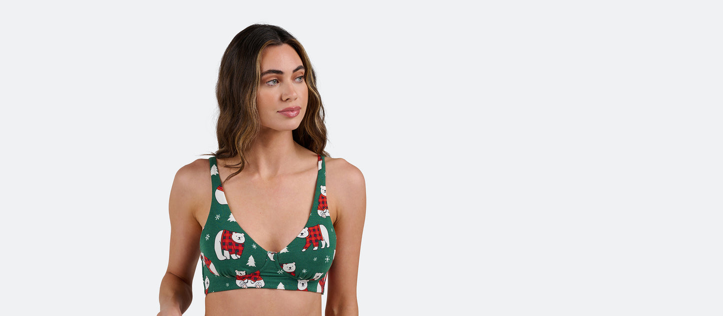 FeelFree Longline Bralette | Cozy Bears